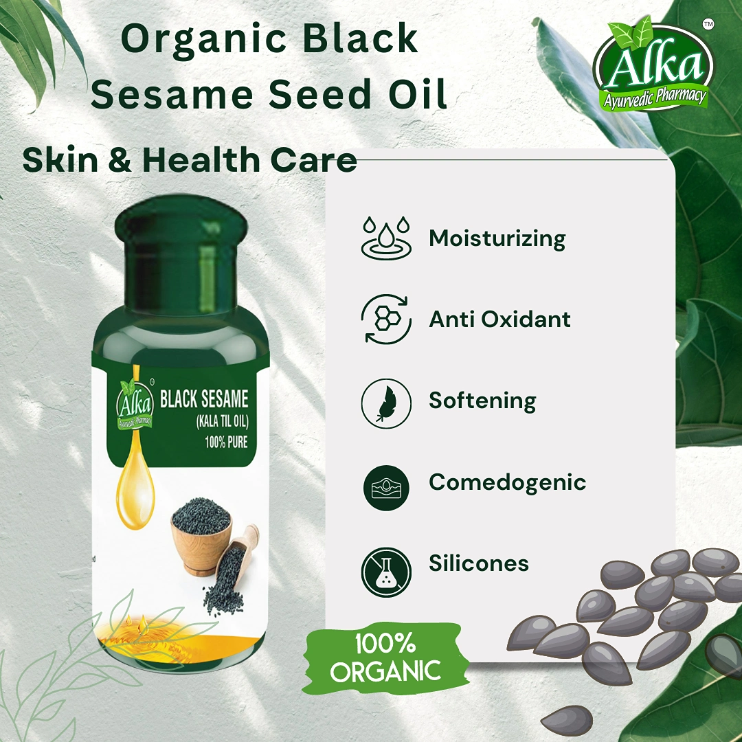 Organic Black Sesame Seed Oil -100ml